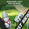WEST BIKING Bicycle Aluminum Beverage Bottle Holder, Colour: Green Purple Gradient
