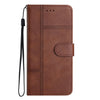 For Samsung Galaxy A16 4G / 5G Cowhide Texture Stitching Leather Phone Case(Coffee)