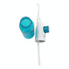 Dental Oral Irrigator Portable Water Flosser Water Teeth Mouth Clean Oral Jet Nasal Cleaner(White and Blue)