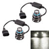1 Pair 9006 27W / DC12V Car Aluminum Alloy Flashing LED Headlight (White Light)