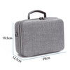 Portable Carry Case Waterproof Scratch-proof Anti-shock Travel Carrying Cover Case Box for DJI Air 2s(Grey+Red Liner)