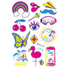 10 PCS Cartoon Fluorescent Glowing Flower Arm Tattoo Sticker(WOYG-019)
