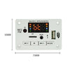 5V Car Color Display Audio Bluetooth MP3 Decoder Board(White)