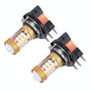 2 PCS H15 10W 1300 LM 6500K 28 SMD-3030 LEDs Car Fog Lights, DC 12V(White Light)