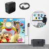 Multi-Function Projection And Charging AC Adapter Base Support Android/PC/Lite For Switch, Specifications:Black+EU Plug