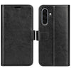 For Samsung Galaxy A36 R64 Texture Horizontal Flip Leather Phone Case(Black)