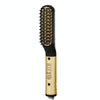 Mini Men Electrical Beard Styling Comb Beard Straightener, Plugs: AU Plug (Gold)