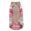 Christmas Snowflake Dog Sweater (Rose Red, M)