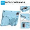 For Huawei MatePad SE 11 2024 Butterfly Bracket EVA Shockproof Tablet Case(Light Blue)