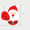 2 Packs Christmas Baking Decoration Cute Santa Penguin Lollipop Paper Card(Old Man)