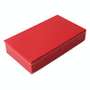 Universal Home Office Hotel Car Facial Tissue Box Case Holder Tissue Box Fashion and Simple Paper Napkin Bag (Not Include Napkin)(Red)