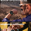 V69 IP68 BT5.0 1.85inch Smart Watch Support Voice Call / Sleep Detection(Black)