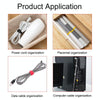 20pcs Nylon Fixed Packing Tying Strap Data Cable Storage Bundle, Model: 12 x 200mm Black