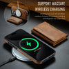 For iPhone 15 Pro Max DG.MING MAGKING-K2 Series MagSafe RFID Card Bag Detachable Phone Case(Brown)