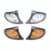 For 2002-2005 BMW 3 Series E46 Car Front Corner Parking Turn Signal Lights(White Left OE 63137165859)
