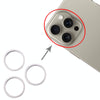 iPhone 16 Pro Max Camera Lens Protector (Silver, 3-Pack)
