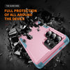 For Samsung Galaxy S25 Ultra 5G TPU + PC Shockproof Protective Phone Case(Pink + Grey Green)
