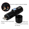 White Light Retractable Flashlight, Cree Q5 LED 3-Mode with Lanyard(Black)