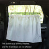 Car Window Summer Heat Insulation Sunshade Curtain Cotton Sun Block(Solar Flower)