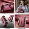 For Samsung Galaxy S25+ 5G CaseMe C36 Card Slots Zipper Wallet RFID Anti-theft Leather Phone Case(Red)