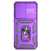 For Samsung Galaxy S24 FE 5G Sliding Camshield Holder Phone Case(Purple)