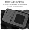 Car Sun Visor Bill Holder Glasses Clip Storage Bag(Grey)