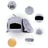 Shark Pet Bed Grey Small Dog Cat House Warm Soft S 42cm