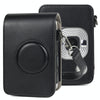 Full Body Camera Retro PU Leather Case Bag with Strap for FUJIFILM instax mini Liplay (Black)