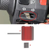 Motorbike Conversion Switch Button Steering Key Cap(Red)
