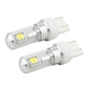 2 PCS  7443 40W 800 LM 6000K Car Brake Light with 8 CREE Lamps, DC 12V(White Light)