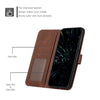 For Xiaomi Redmi K70 / K70 Pro Stitching Calf Texture Buckle Leather Phone Case(Brown)