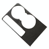 A Style Carbon Fiber Car Water Cup Decorative Sticker for Jaguar F-PACE 2016-2020