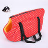 Small Red Pet Backpack Carrier for Dogs & Cats | Soft Travel Bag