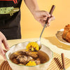 304 Stainless Steel Walnut Handle Cooking Tools Home Restaurant Kitchen Gadgets, Style: Frying Spatula