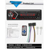 SWM505 Car Radio Receiver MP3 Player with Remote Control, Support FM & Bluetooth & USB & AUX & TF Card
