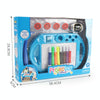 Intelligent Children Projector Early Education Learning Drawing Board Game Puzzle Painting Toy Set(Painting Table - Blue)