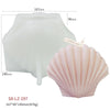 Scallop DIY Scented Candle Silicone Mold, Specification: LZ-197