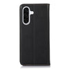 For Samsung Galaxy A36 KHAZNEH Nappa Top Layer Cowhide Leather Phone Case(Black)