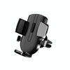 Air Vent Model Car Cell Phone Telescopic Holder Universal Automobile Navigation Bracket(Black)