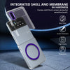 For Samsung Galaxy Z Flip3 5G lce Folding Series MagSafe Integrated Clear PC Phone Case(Purple)