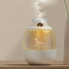 MJ010 USB Air Humidifier Home Small Bedroom Desktop Carousel Air Humidifier with Music Box, USB Plug-in Type(White)