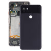 Google Pixel 3a XL Back Cover Black - Battery Cover w/ Lens & Keys