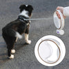 Retractable Dog Lead 3m LED Light USB Rechargeable White - Small/Medium