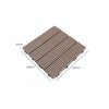 Outdoor Plastic Wood Waterproof Anti-corrosion Splicing Floor(Grey)
