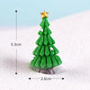 5pcs Simulation Christmas Tree Decoration Christmas Gifts Micro Landscape Snow Ornament, Style: No.1