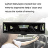CZC-255 Carbon Fiber Indoor Rearview Mirror Modified Suction Cup Endoscope Auxiliary Mirror(White Mirror)