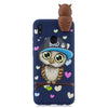 For Huawei P Smart 2019 Shockproof Cartoon TPU Protective Case(Blue Owl)