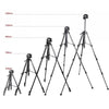 QingZhuangShiDai Q111 Aluminum Alloy Mobile Phone Camera Photography Tripod(Black)