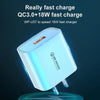 WK WP-U57 18W Speed QC3.0 Fast Charger + USB to Type-C / USB-C Data Cable, Plug Type:US Plug