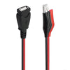 USB to Dual Crocodile Clip Power Cable 0.5m